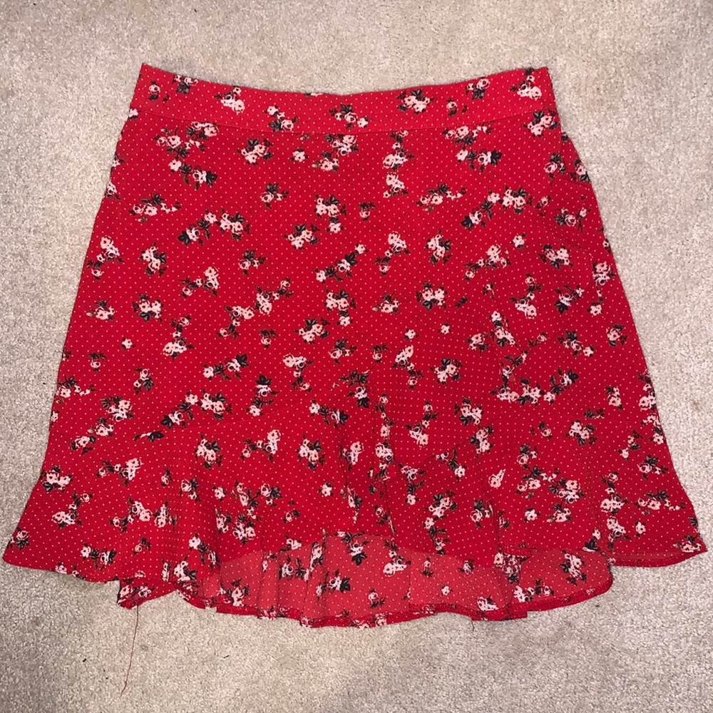 Project 28 floral ruffle skirt